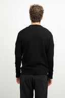 ROENTGEN-II crew neck | rund hals, black void