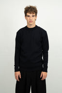 ROENTGEN-II crew neck | rund hals, navy blue II