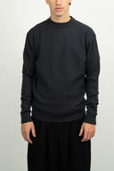 ROENTGEN-II crew neck | rund hals, molten grey