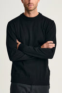 SOLO crew neck | rund hals, black void (f)