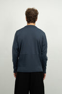 SOLO crew neck | rund hals, shadow blue (f)