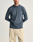 SOLO crew neck | rund hals, slate blue (f)