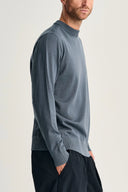 SOLO crew neck | rund hals, slate blue (f)