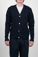 BINDING cardigan, all ocean blue