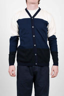 TRANSITION cardigan, royal blue palette