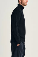 FENDER sweater | høj hals, navy blue (f)