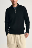 FENDER short zip | kort lynlås, black void (f)