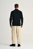 FENDER short zip | kort lynlås, black void (f)