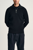 FENDER short zip | kort lynlås, navy blue (f)