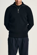 FENDER short zip | kort lynlås, navy blue (f)