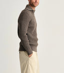 FENDER short zip | kort lynlås, terra-II brown