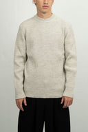 FENDER crew neck | rund hals, natural melange white
