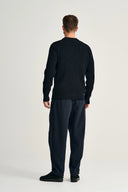 FENDER crew neck | rund hals, navy blue (f)