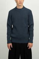 FENDER crew neck | rund hals, shadow blue (f)