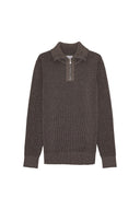 FENDER-III short zip | kort lynlås, terra brown (f)