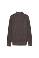 FENDER-III short zip | kort lynlås, terra brown (f)