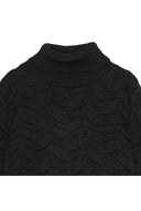 EPIGON-III sweater | høj hals, navy blue II