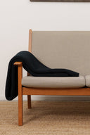 HAVEN blanket, oily black melange