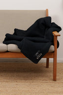 HAVEN blanket, oily black melange