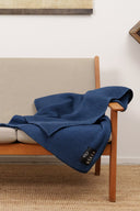 HAVEN blanket, faded blue melange