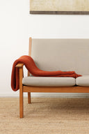 HAVEN blanket, rusty bronze