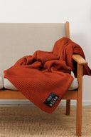 HAVEN blanket, rusty bronze