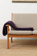 HAVEN blanket, deep purple melange