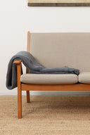 HAVEN blanket, warm grey melange