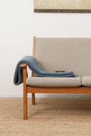 HAVEN blanket, steel blue mel