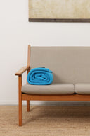 HAVEN blanket, light azure blue