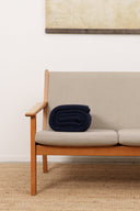 HAVEN blanket, faded navy blue