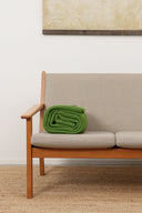 HAVEN blanket, oak leaf green