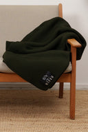 HAVEN blanket, bronzed green