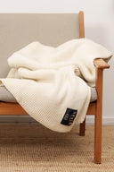 HAVEN blanket, raw white
