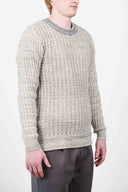 HYBRID crew neck, silicium mix