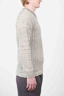 HYBRID crew neck, silicium mix