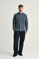 ROBUST cardigan, slate blue (f)