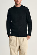 ROBUST crew neck | rund hals, black void (f)