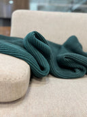 HAVEN blanket, broken bottle green