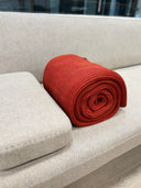 HAVEN blanket, brick melange red