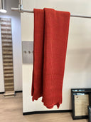 HAVEN blanket, brick melange red