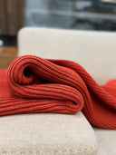 HAVEN blanket, brick melange red