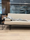 LOYAL blanket, raw white / black melange