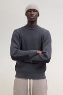 FENDER 4J crew neck, charcoal melange