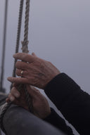 <p>Every line held fast, every stitch considered</p>