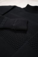 FISHERMAN sweater, black void