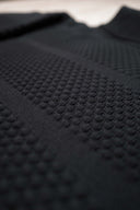 FISHERMAN sweater, black void