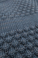 FISHERMAN sweater | høj hals, tidal fade blue