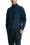 FISHERMAN sweater | høj hals, tidal fade blue