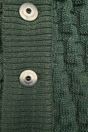 STARK cardigan, natural machine green